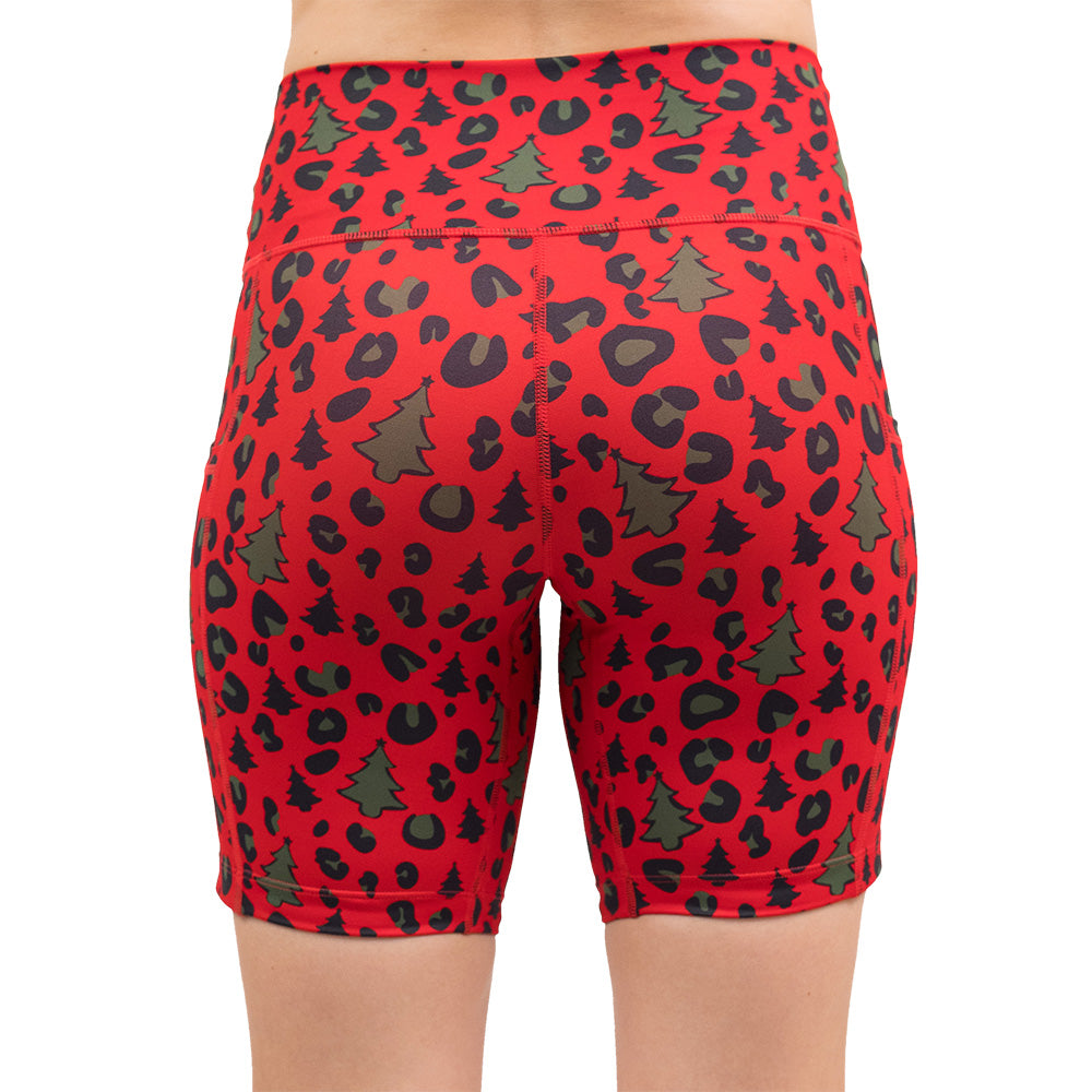 Shorts | Christmas Leopard