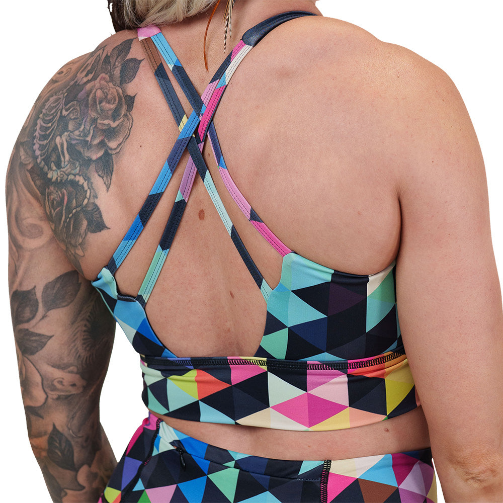 Longline Bra | Color Block