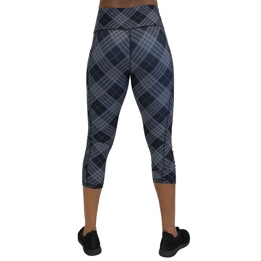 Monochrome Plaid Leggings