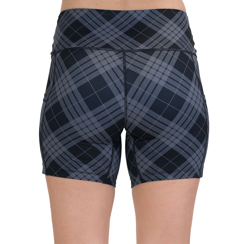 Shorts | Monochrome Plaid