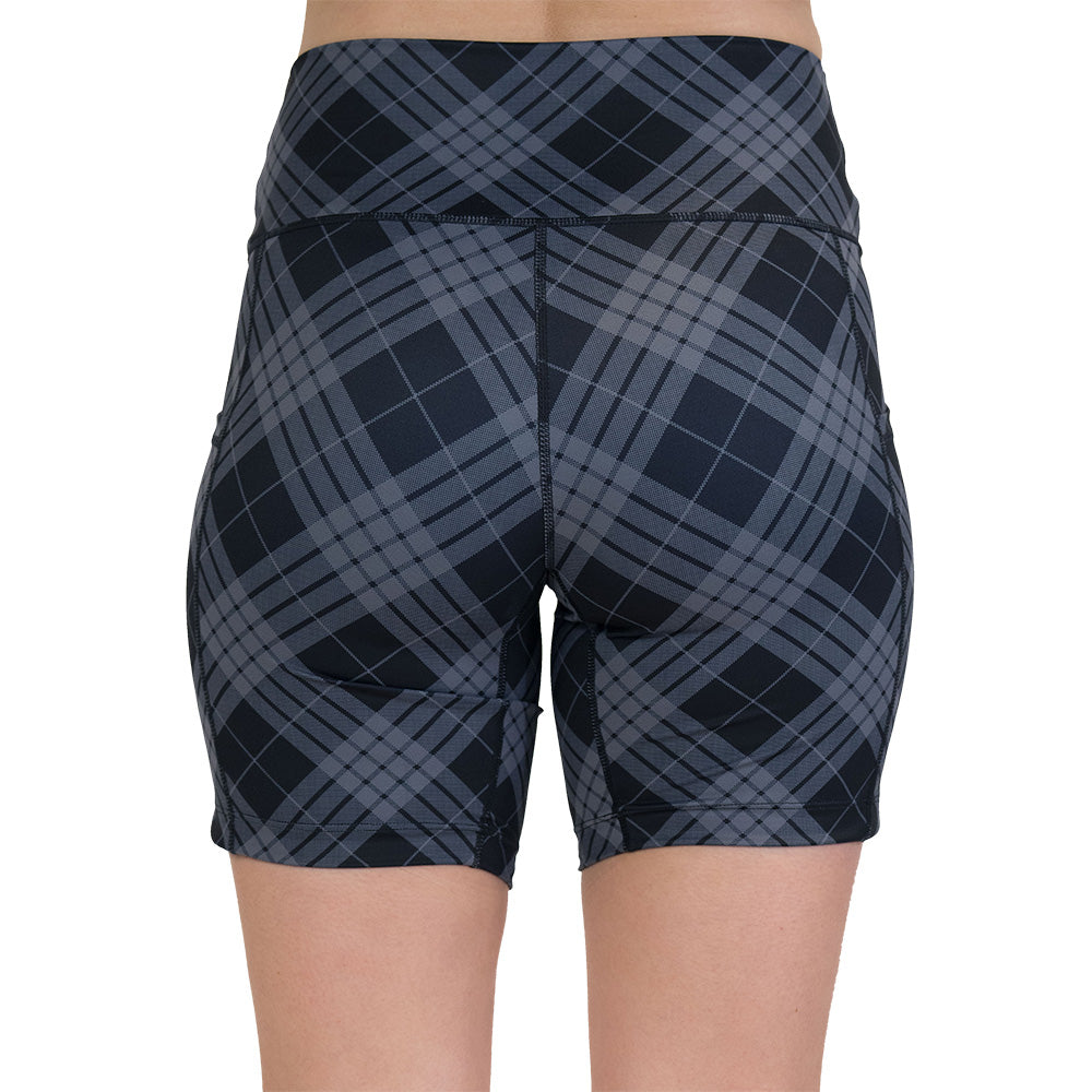 Shorts | Monochrome Plaid