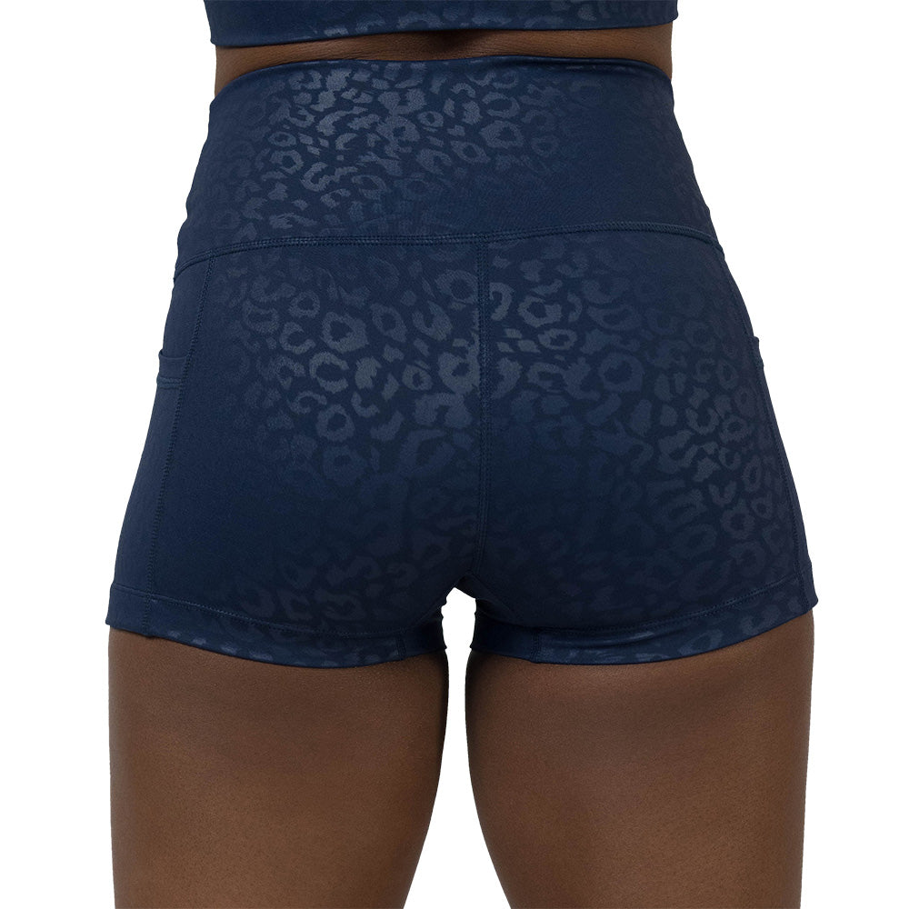 Shorts | Navy Leopard