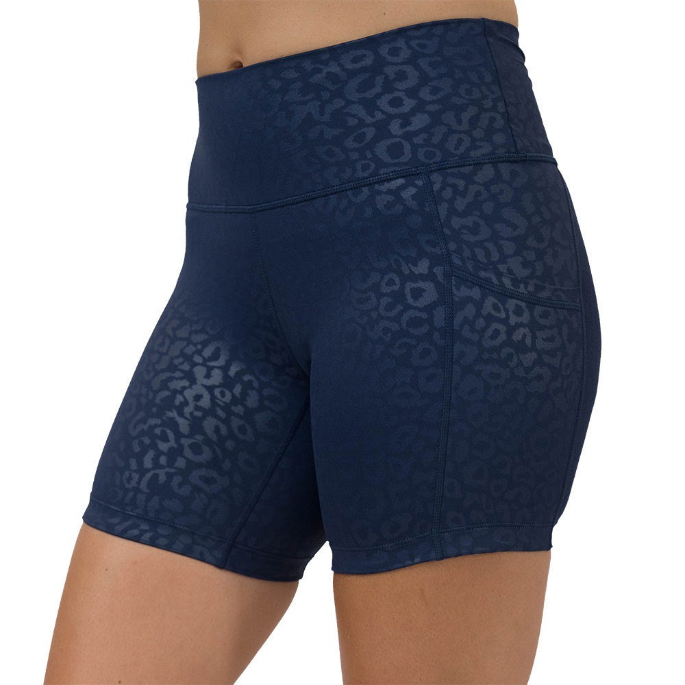 Shorts | Navy Leopard