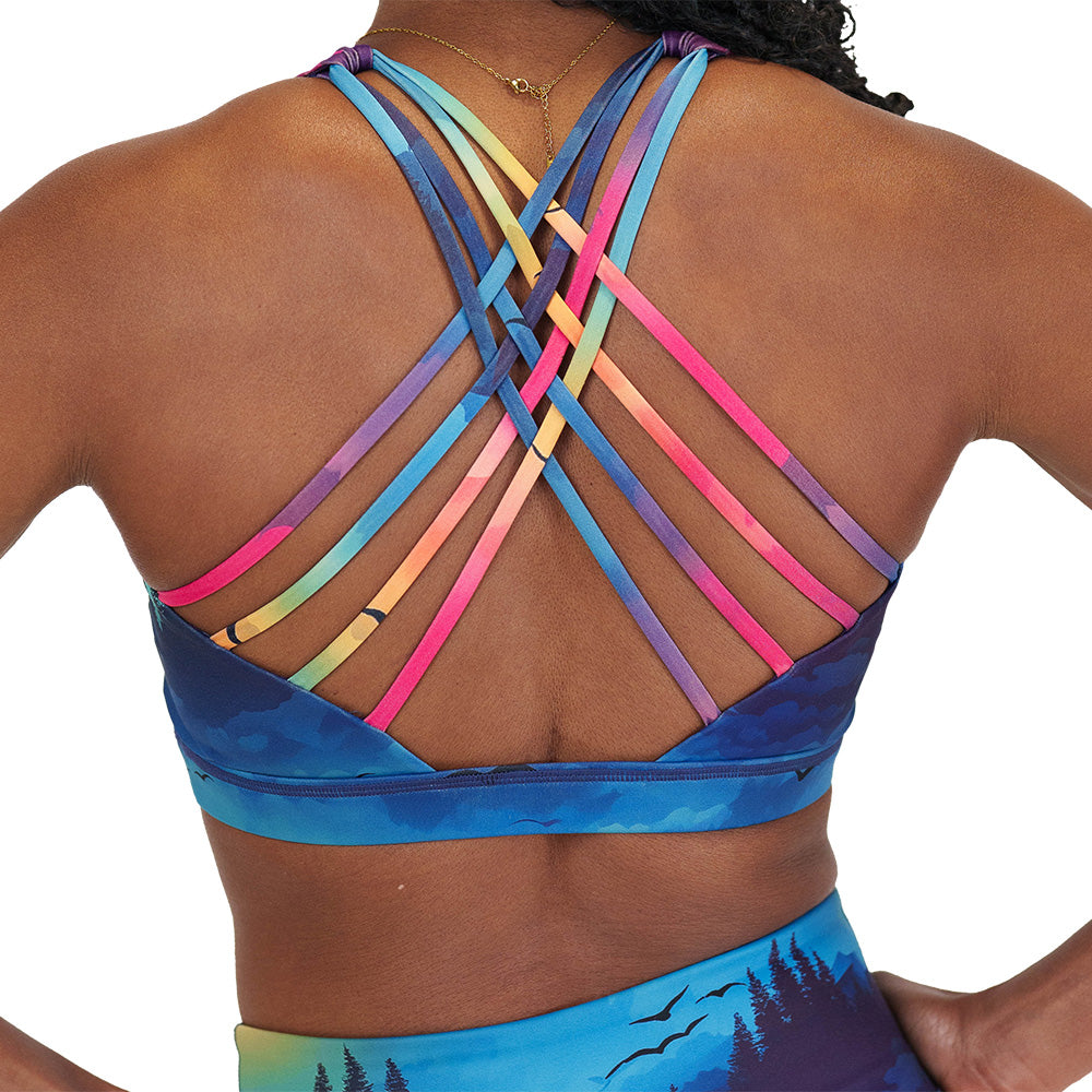 Butterfly Back Bra | Ombre Sky