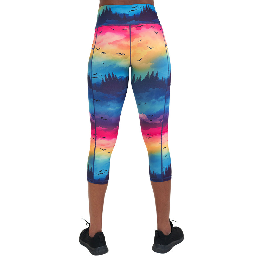 Ombre Sky Leggings
