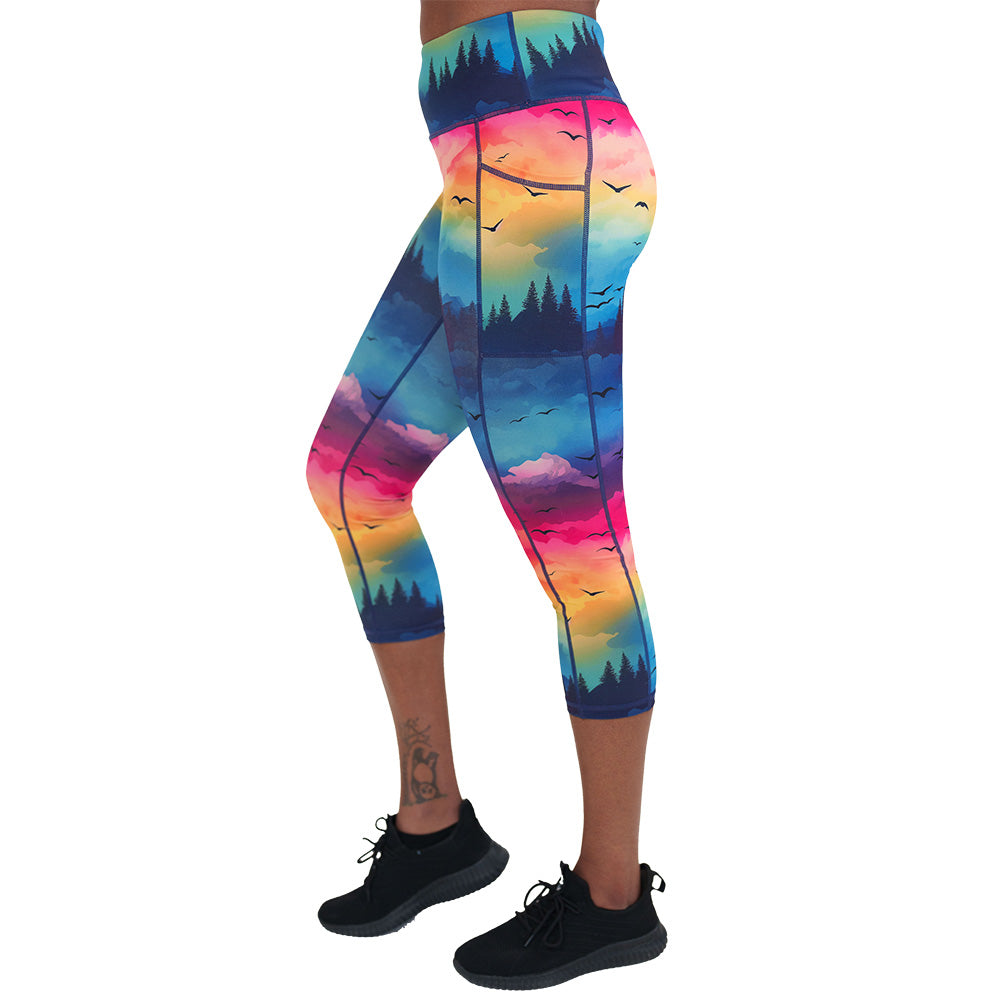 Ombre Sky Leggings