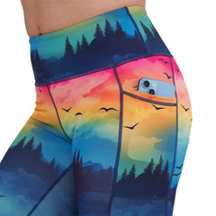 Ombre Sky Leggings