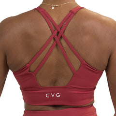 Longline Bra | Garnet Red