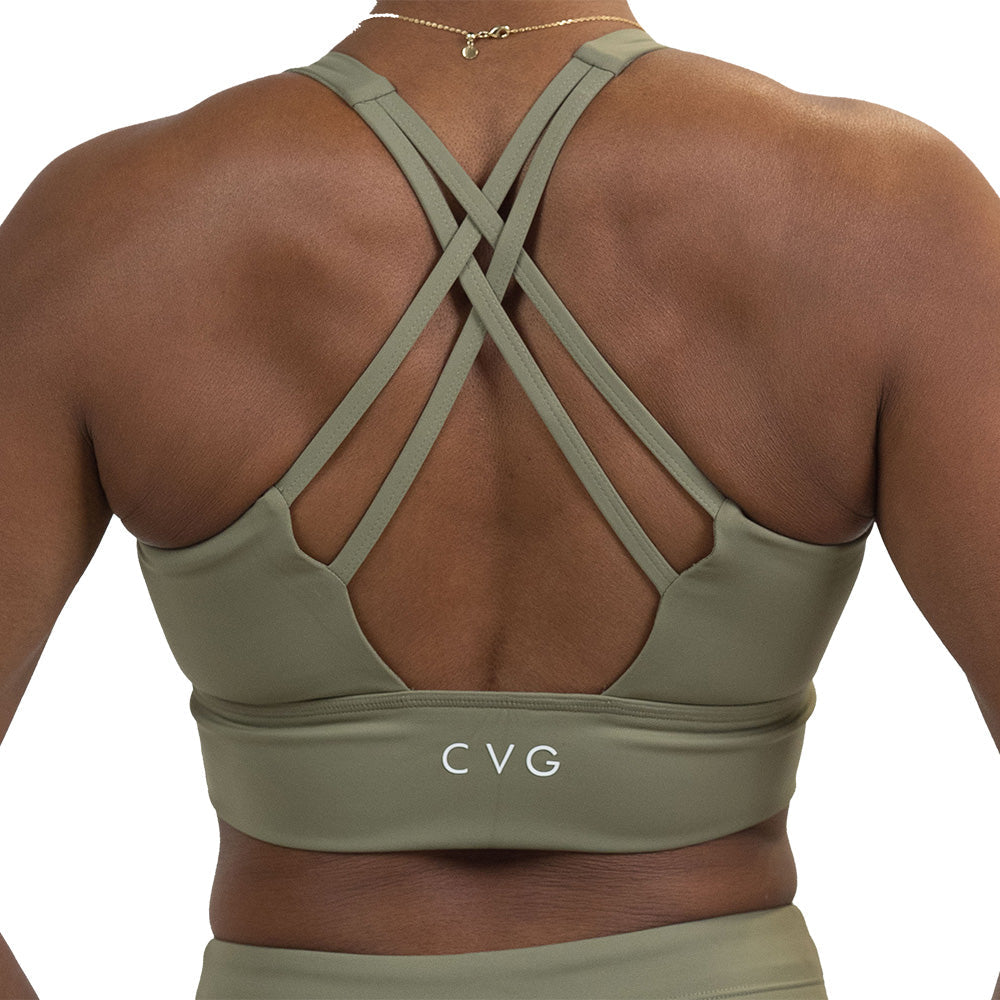 Longline Bra | Green Tea