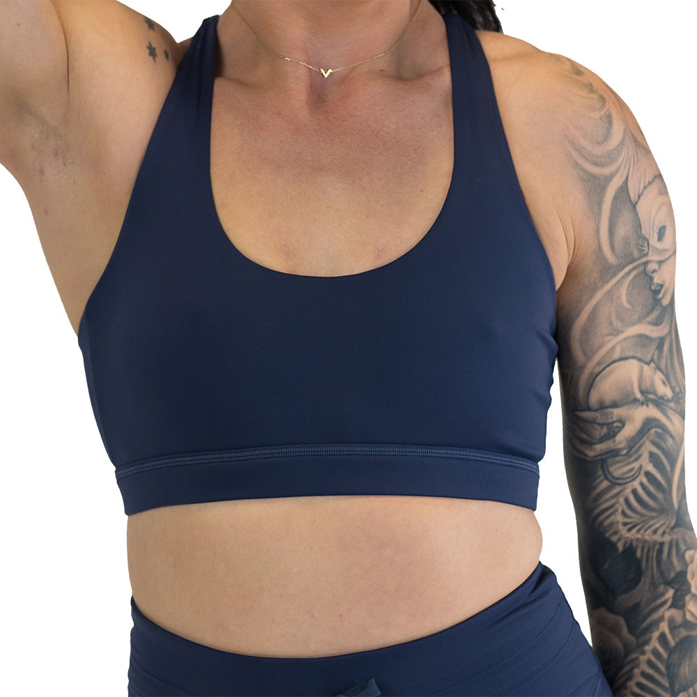 Butterfly Back Bra | Navy