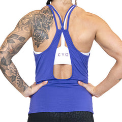 Open Back Tank | Violet