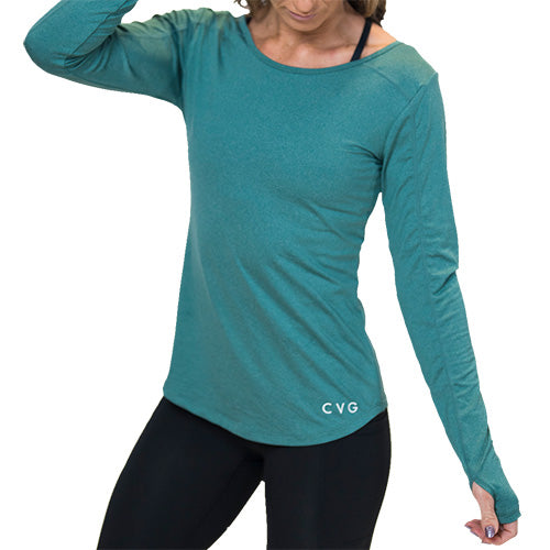 Performance Long Sleeve Shirt | Sea Green