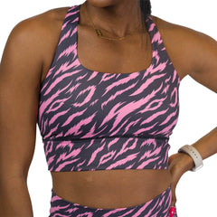 Longline Bra | Pink Prowl