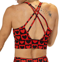 Longline Bra | Queen Of Hearts