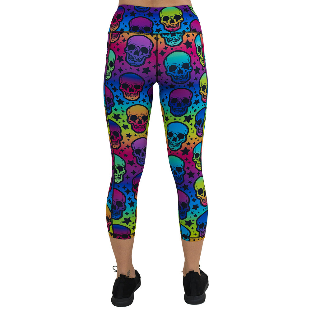 Psychedelic Skulls Leggings