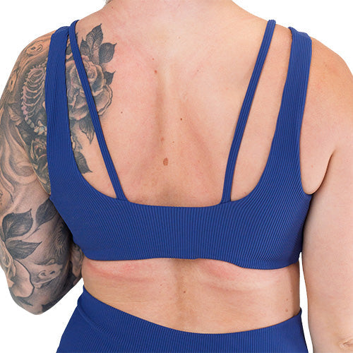 Vista Bra | Navy Ribbed