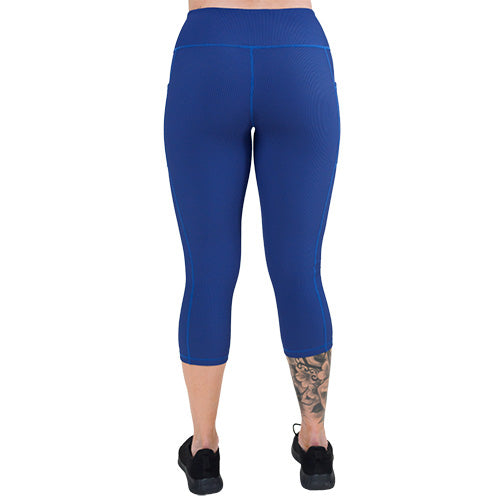Ribbed Leggings | Navy