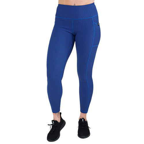 Ribbed Leggings | Navy