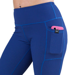 Ribbed Leggings | Navy