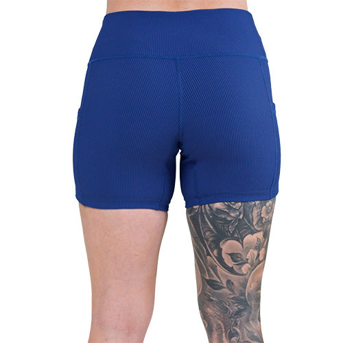 Shorts | Ribbed | Navy