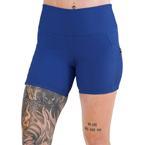 Shorts | Ribbed | Navy