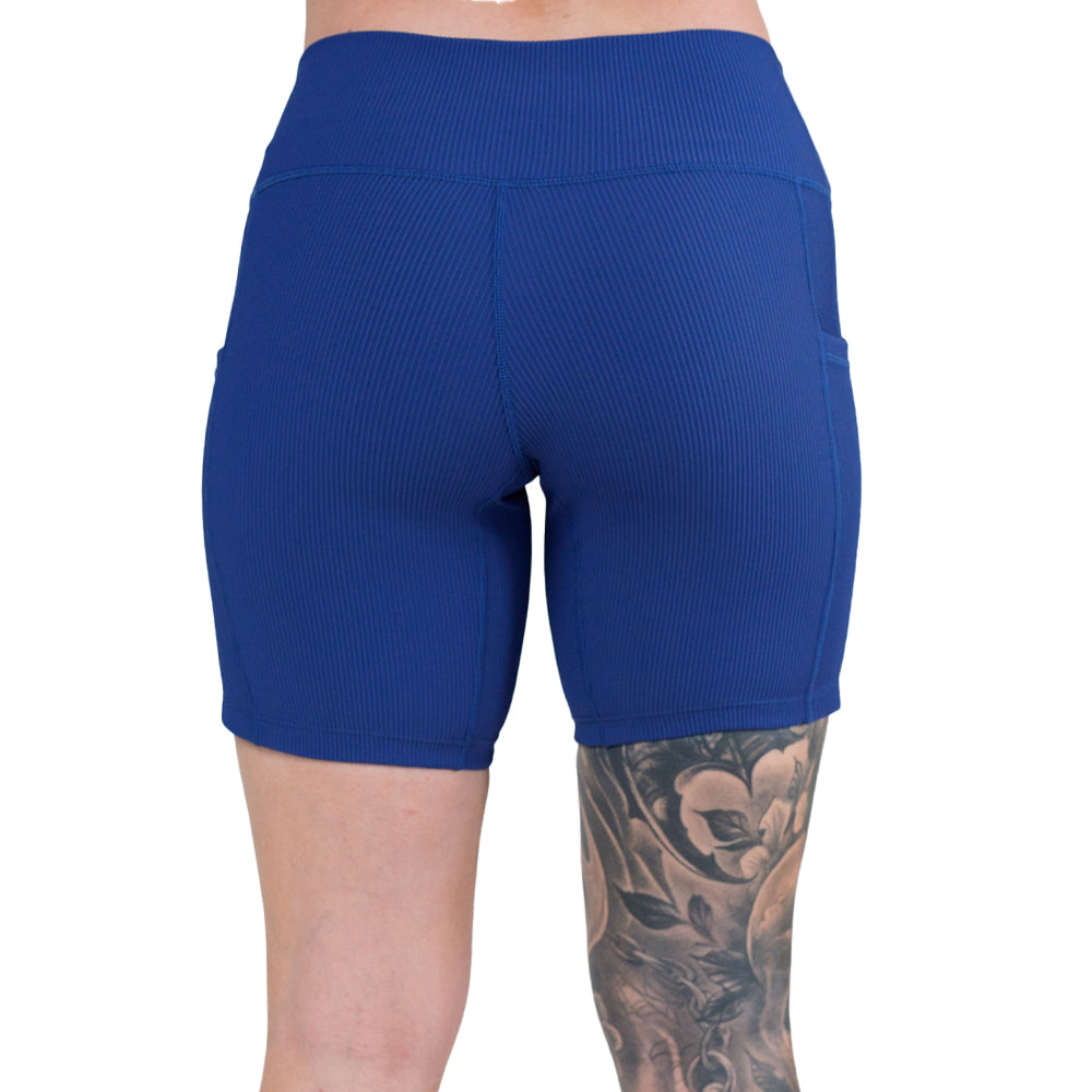 Shorts | Ribbed | Navy