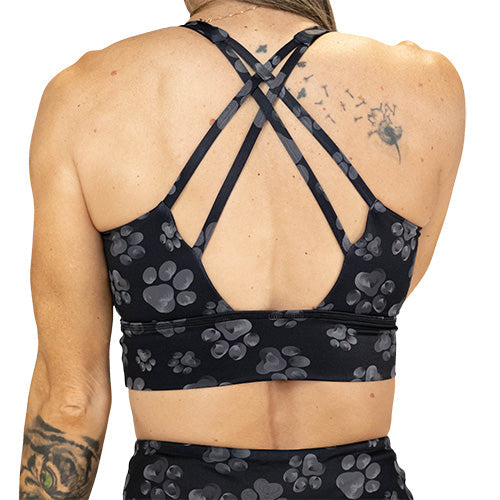 Longline Bra | Paws Off | Shadow