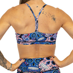 Move Free Bra | Cotton Candy Skulls