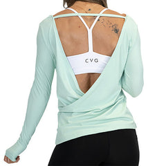 Open Back Long Sleeve | Mint