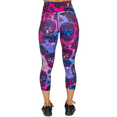 Rose Skull Leggings