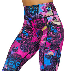 Rose Skull Leggings
