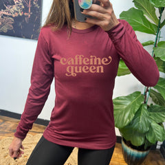 Long Sleeve Tee | Caffeine Queen