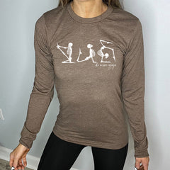 Long Sleeve Tee | Do More Yoga Skeletons