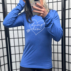 Long Sleeve Tee | Dump Him Cupid Heart
