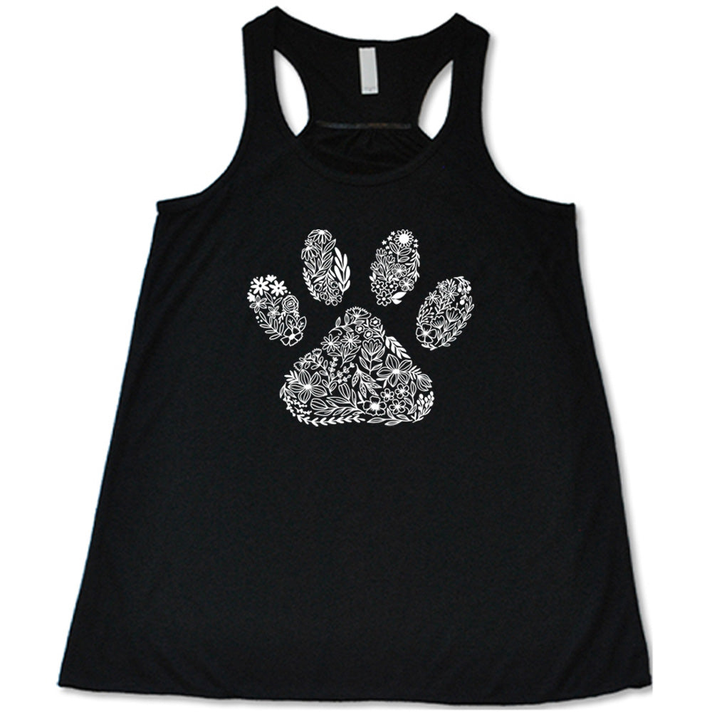 Paw Floral Design Shirt