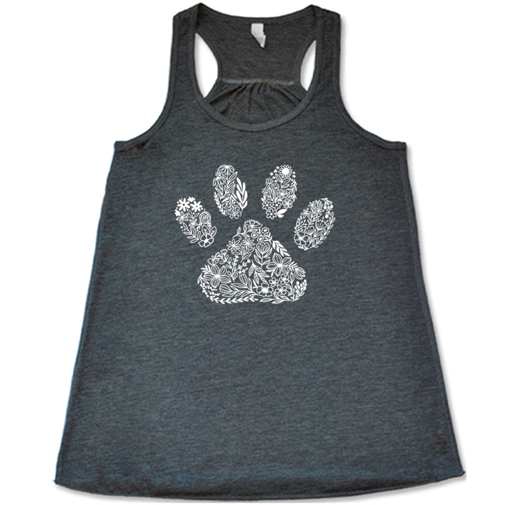 Paw Floral Design Shirt