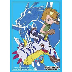 Bandai Digimon Trading Card Supplies - Deck Sleeves - MATT & GABUMON (60 Sleeves)
