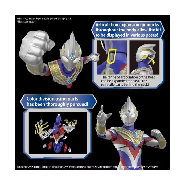 Bandai - Bandai Hobby - Ultraman Trigger - Figure-rise Standard - Multi Type Ultraman Trigger Model Kit