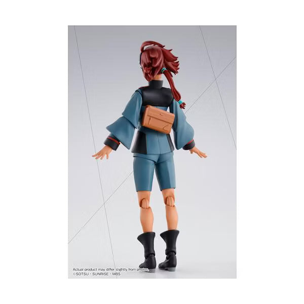 Bandai - Tamashii Nations - Mobile Suit Gundam: The Witch from Mercury - S.H.Figuarts - Suletta Mercury (Regular Uniform Ver.) Aand Option Set