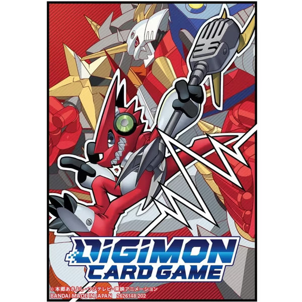 BANDAI Digimon Card Game Official Card Sleeve 2022 Shoutmon