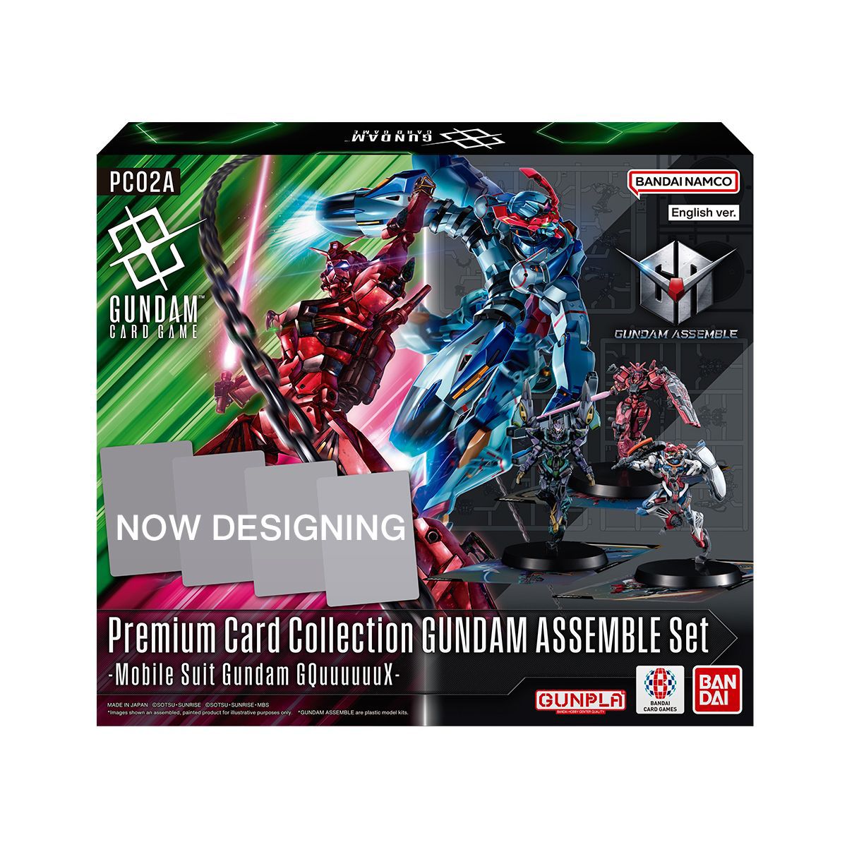 Bandai Gundam Card Game Premium Card Collection Gundam Assemble Set (Japanese) - Mobile Suit Gundam GQUUUUUUX (PC02A)