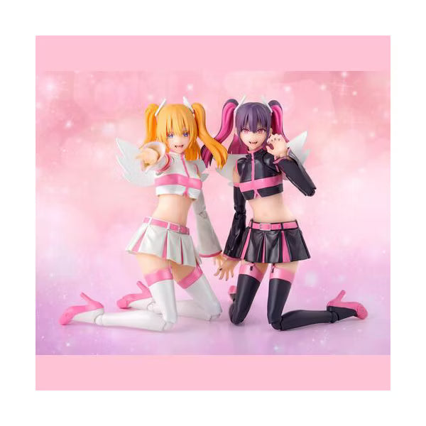 Bandai - Tamashii Nations - 2.5 Dimensional Seduction - S.H.Figuarts - Liliel Angel Airborne Corps/Ririsa Action Figure