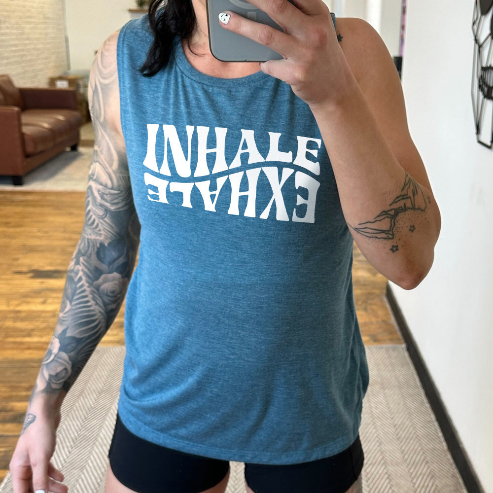 Inhale Exhale Muscle Tank