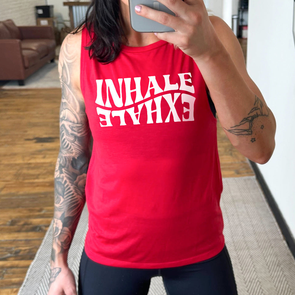 Inhale Exhale Muscle Tank