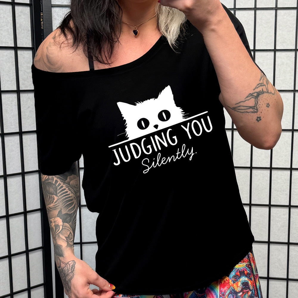 Judging You Silently | Slouchy Tee