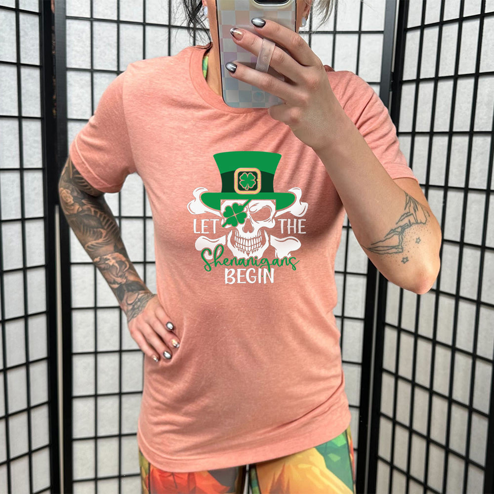 Let The Shenanigans Begin Skull Shirt Unisex