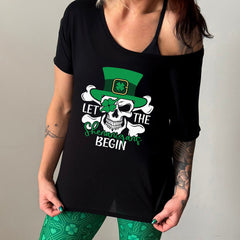 Let The Shenanigans Begin Skull | Slouchy Tee