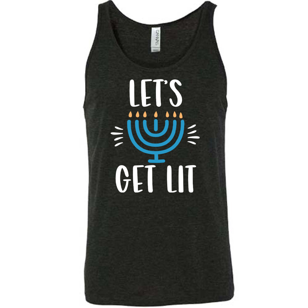 Let's Get Lit Menorah Shirt Unisex