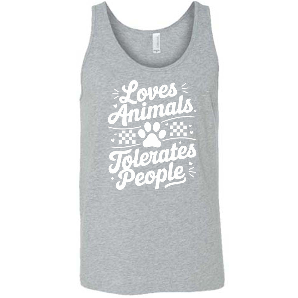 Loves Animals Tolerates People Shirt Unisex