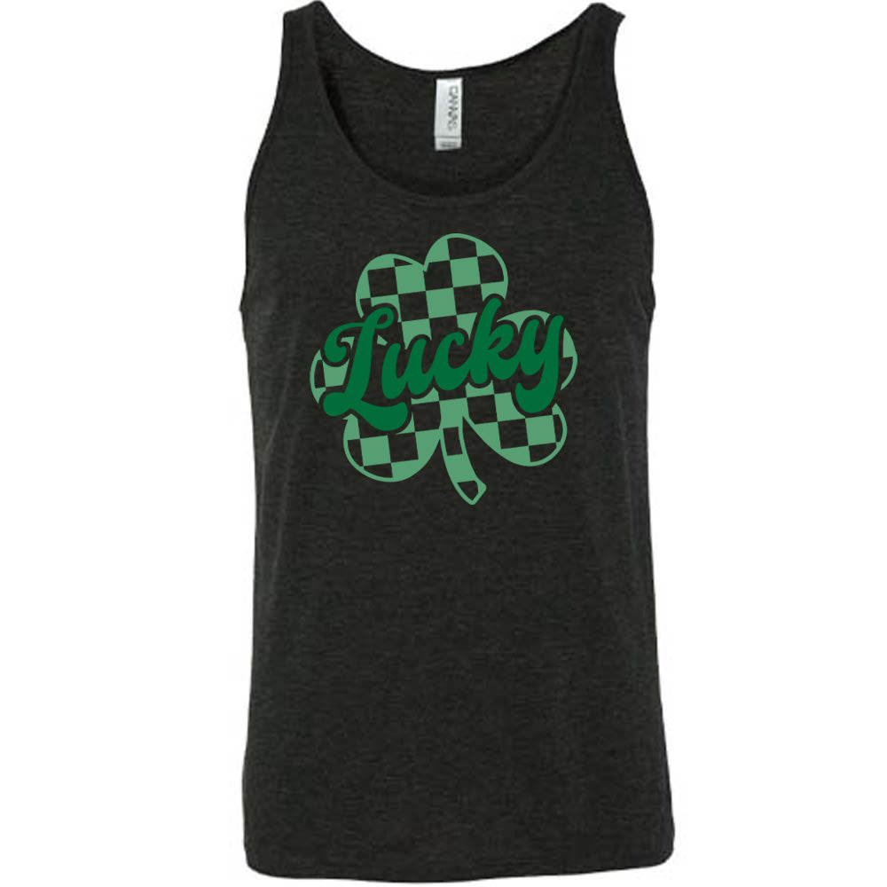Lucky Checkered Shamrock Shirt Unisex